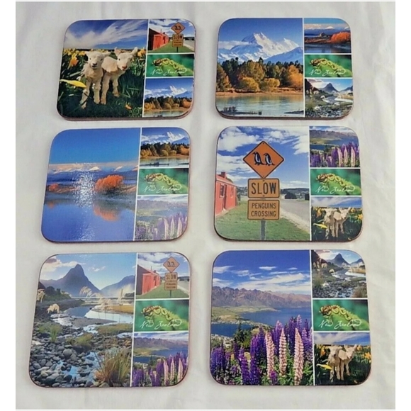 Jason Coaster Set Of 6 Cork Stackable - Picture 1 of 4